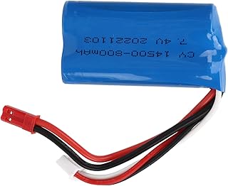 SUNGOOYUE 7.4V 800mah RC Battery Pack, High Power Conversion Rate Li Ion RC LiPo Remote Controlled Toys Accessory for WL917 RC Toys