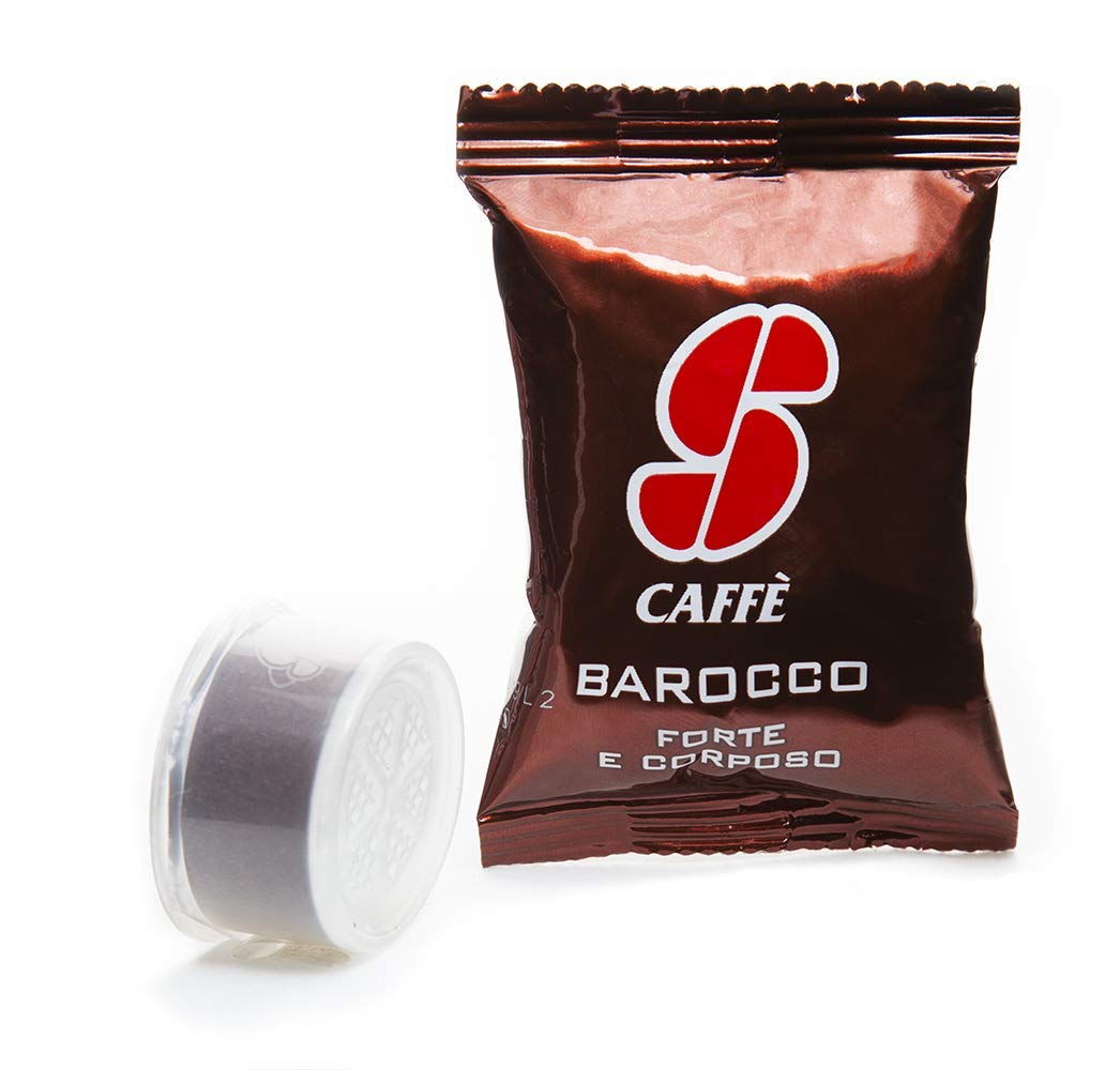 Essse Caffè - Cápsula de café Barocco - Sistema Espresso - 100 cápsulas