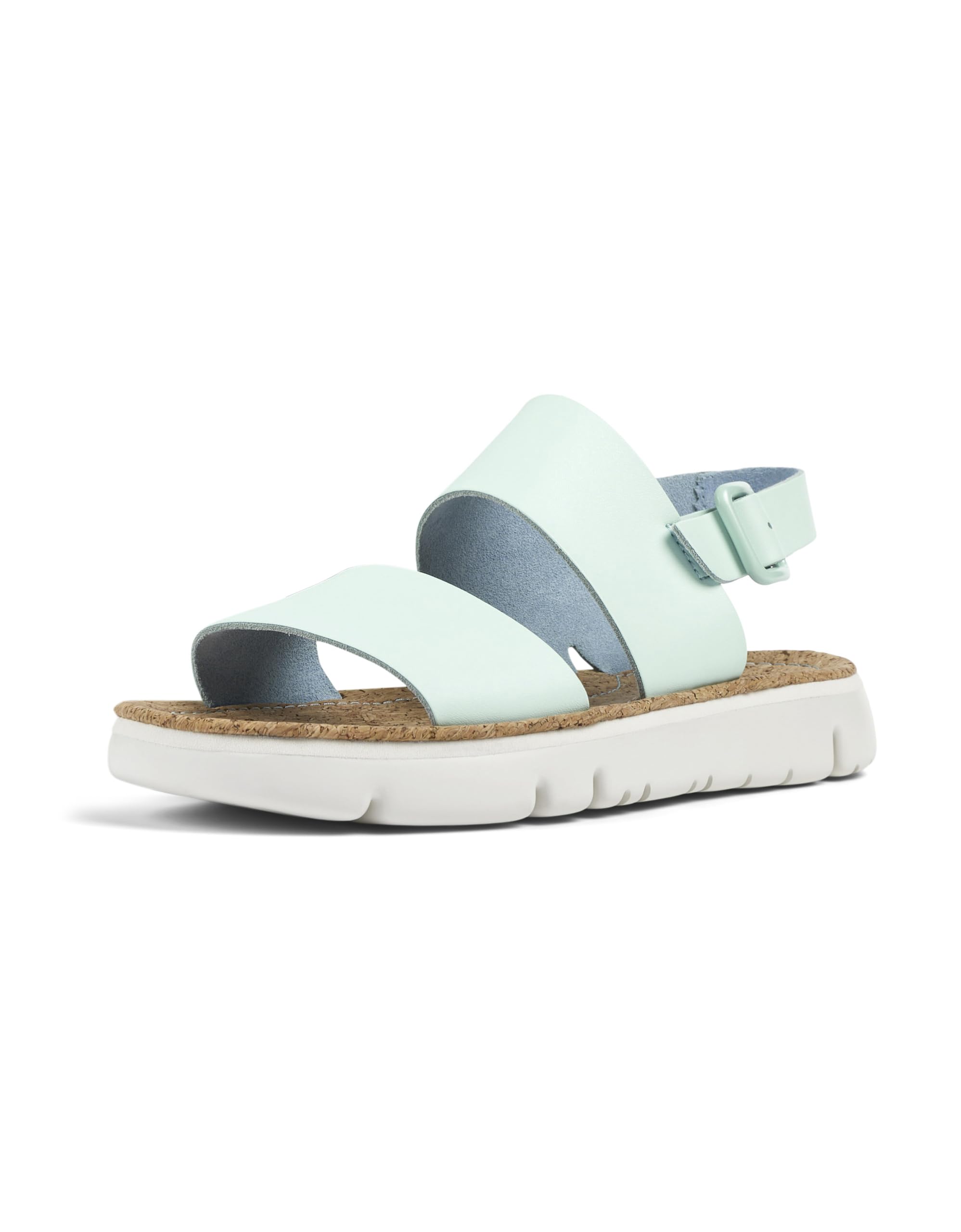 Camper Oruga Sandal K201038, Sandalo Donna, Blu Pastello 017, 38 Eu-image