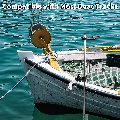Image of Portable Transducer Mount, 360 Adjustable Rotatable Fish Finder Mount, Transducer Mounting Bracket for Boat Canoe Kayak