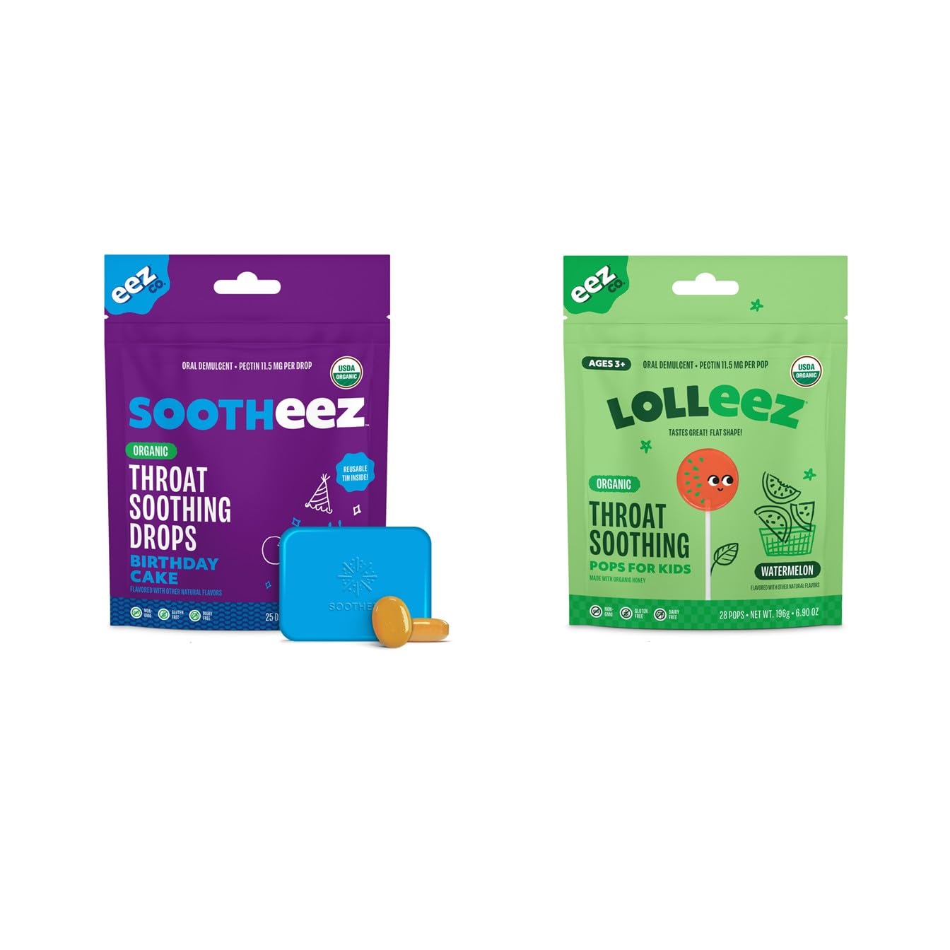 Amazon.com: Lolleez Lollipops for Kids Sore Throat Relief