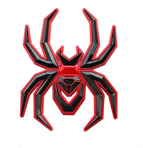 Miniatura 10 de 1 calcomanía de repuesto para F-150 Silverado Sierra RAM Black Widow Edition para guardabarros 3D negrorojo