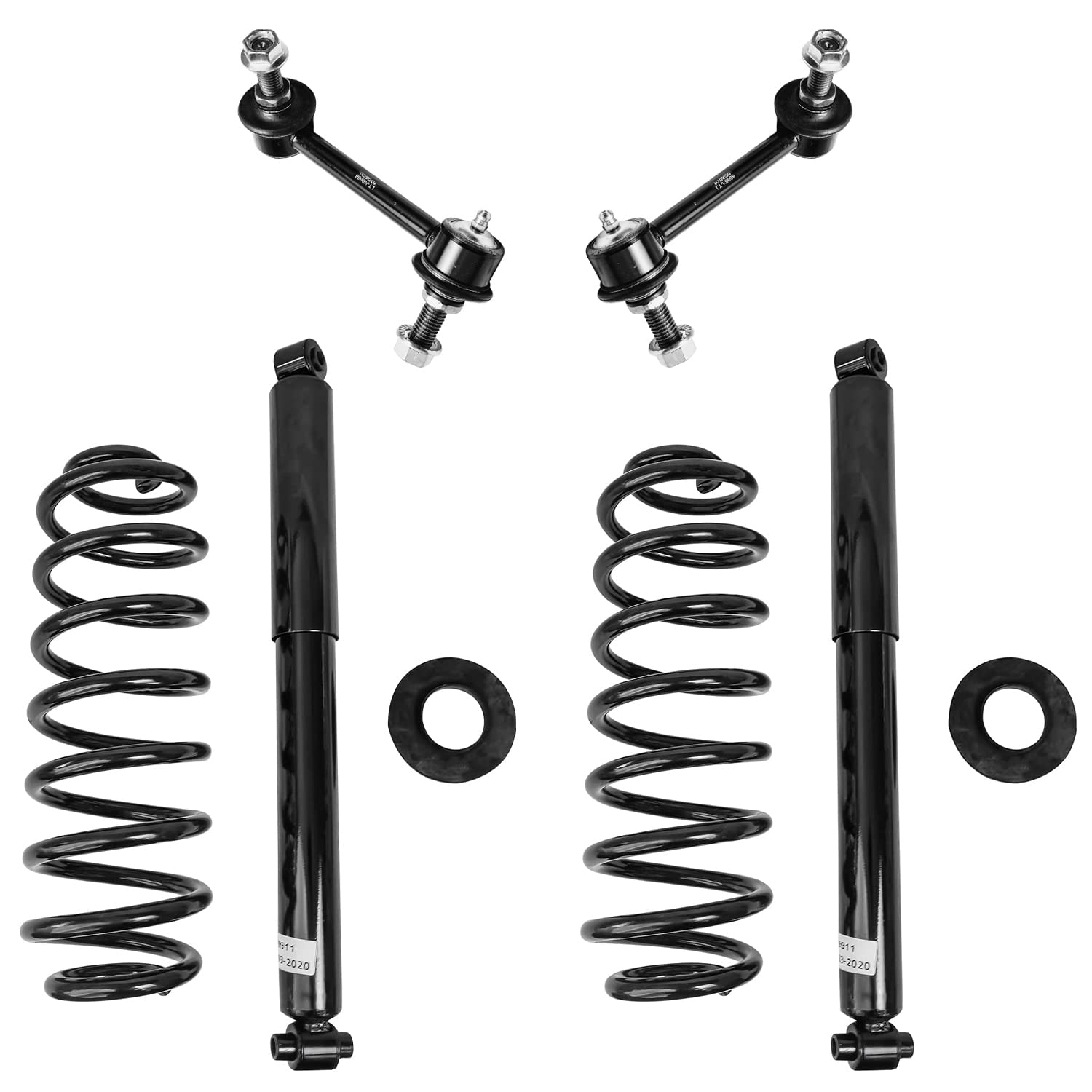 Detroit Axle - Rear Struts Kit for 2002-2006 Chevrolet Trailblazer EXT