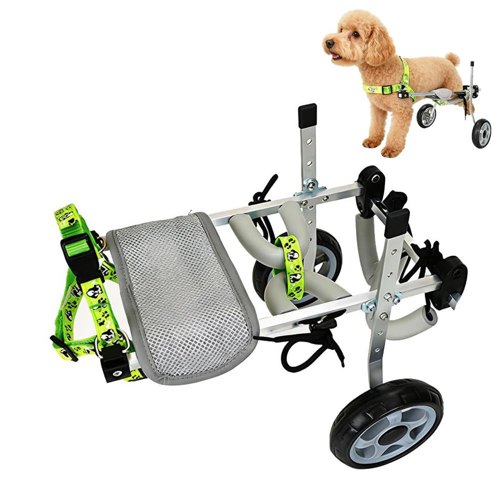 WhFKLca Dog Wheelchair For Back Legs A-XXXS