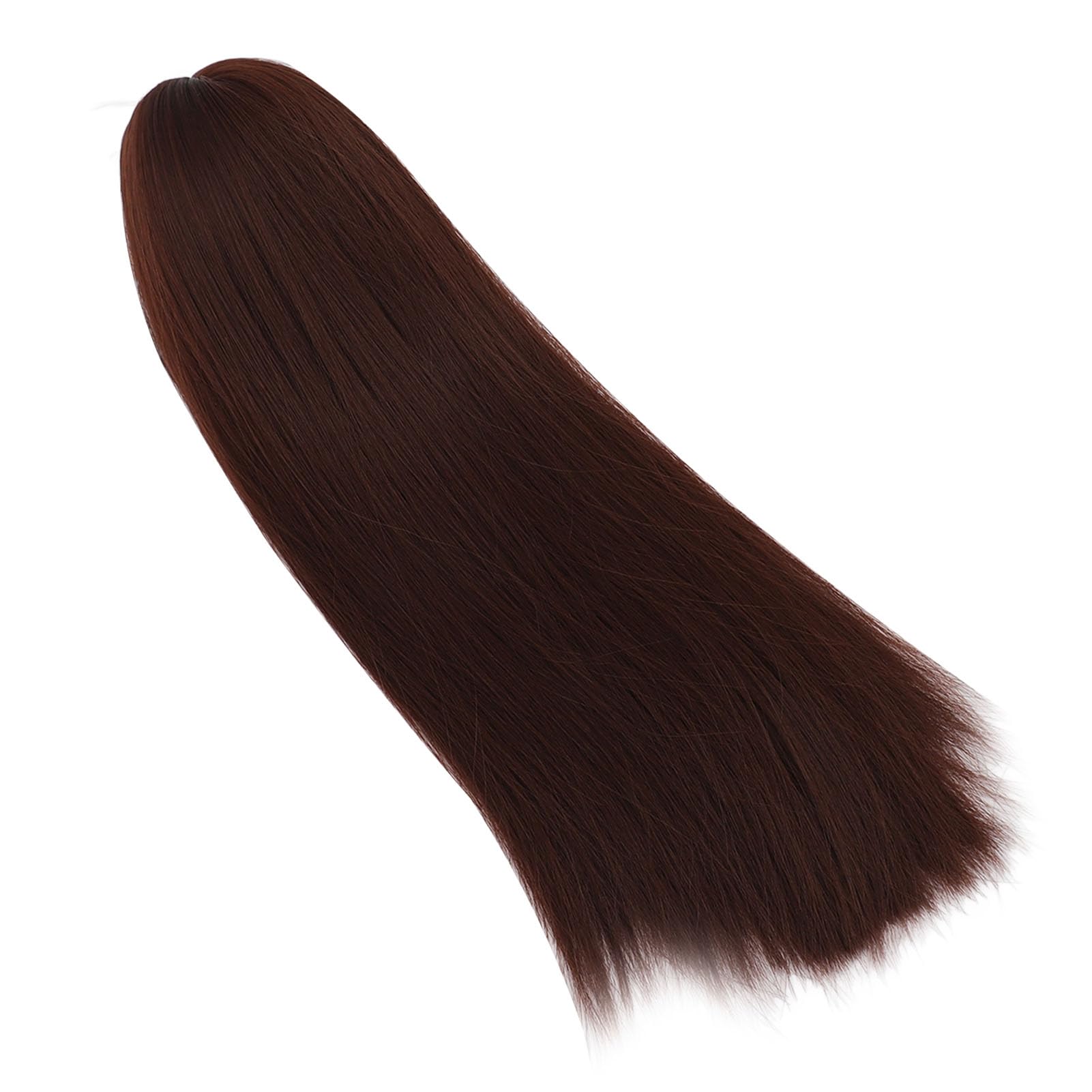 Yctze Parrucca da Bambola 1/4 Dritta con Frangia da 7 a 8 Pollici Cuoio Capelluto Simulato Seta Ad Alta Temperatura Snodabile Capelli per Bambole Arti, Artigianato e Cucito/artigianato/creazione di