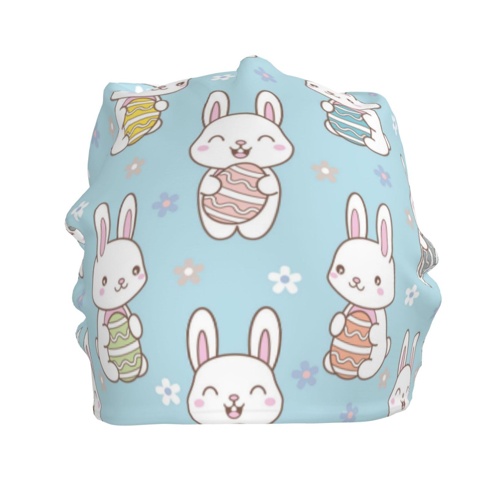 HDAODNM Happy Easter Beanie Hat Easter Beanie Cap Easter Eggs Knit Beanies Easter Knit Cap for Women Men Outdoor