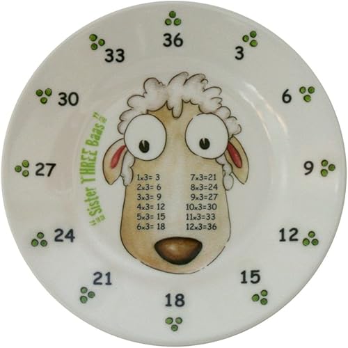 Miniatura 3 de theMultiples Times Table Vajilla de 4 piezas Middle Years 6 pulgadas Juego de platos de melamina
