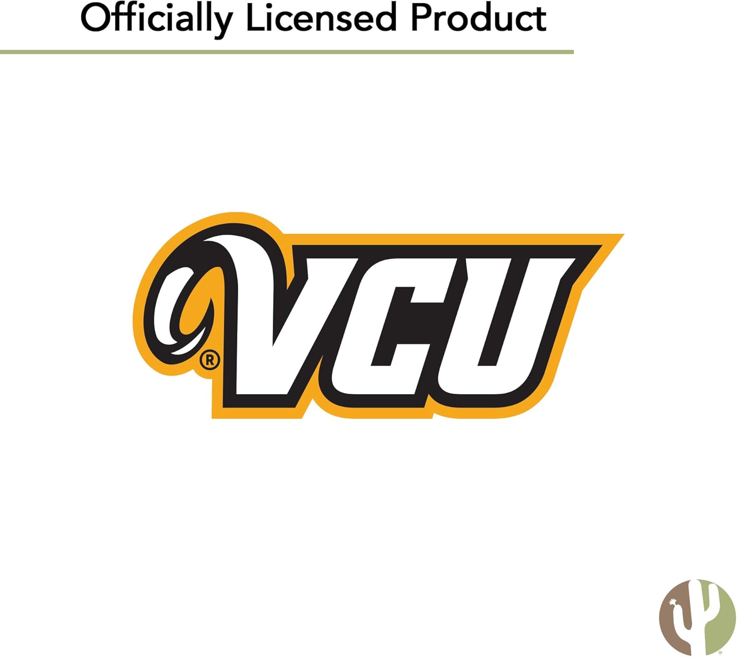 Desert Cactus Virginia Commonwealth University Neck Tie VCU Rams 100% Polyester Necktie with Logo, Officially Licensed (Style A) - Image 6