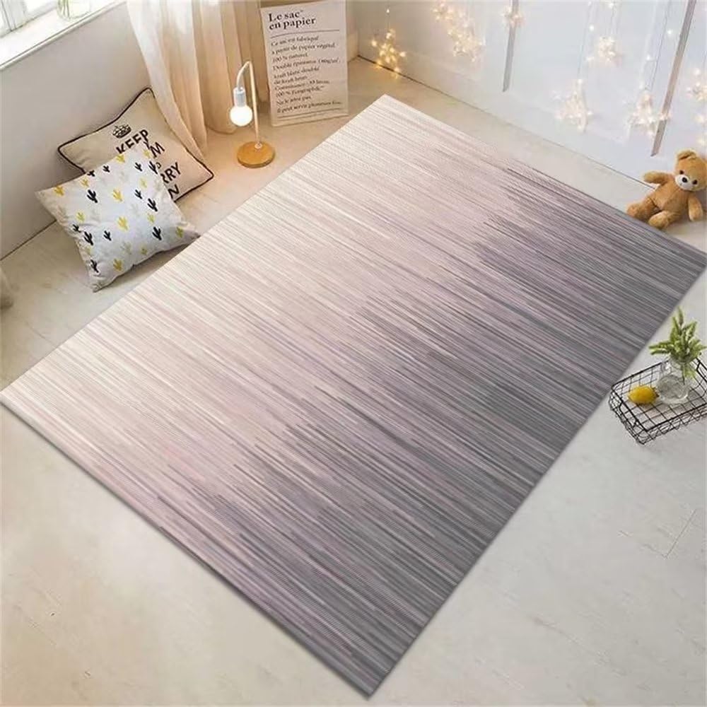 Tapis de sol non décoloré gris rose pour chambre ado fille