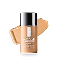 Vista 48 de Clinique Even Better Makeup Liquid Foundation SPF 15 With Vitamin C For Dry + Oily Combination Skin Types Medium Coverage + Natural Finish Evens