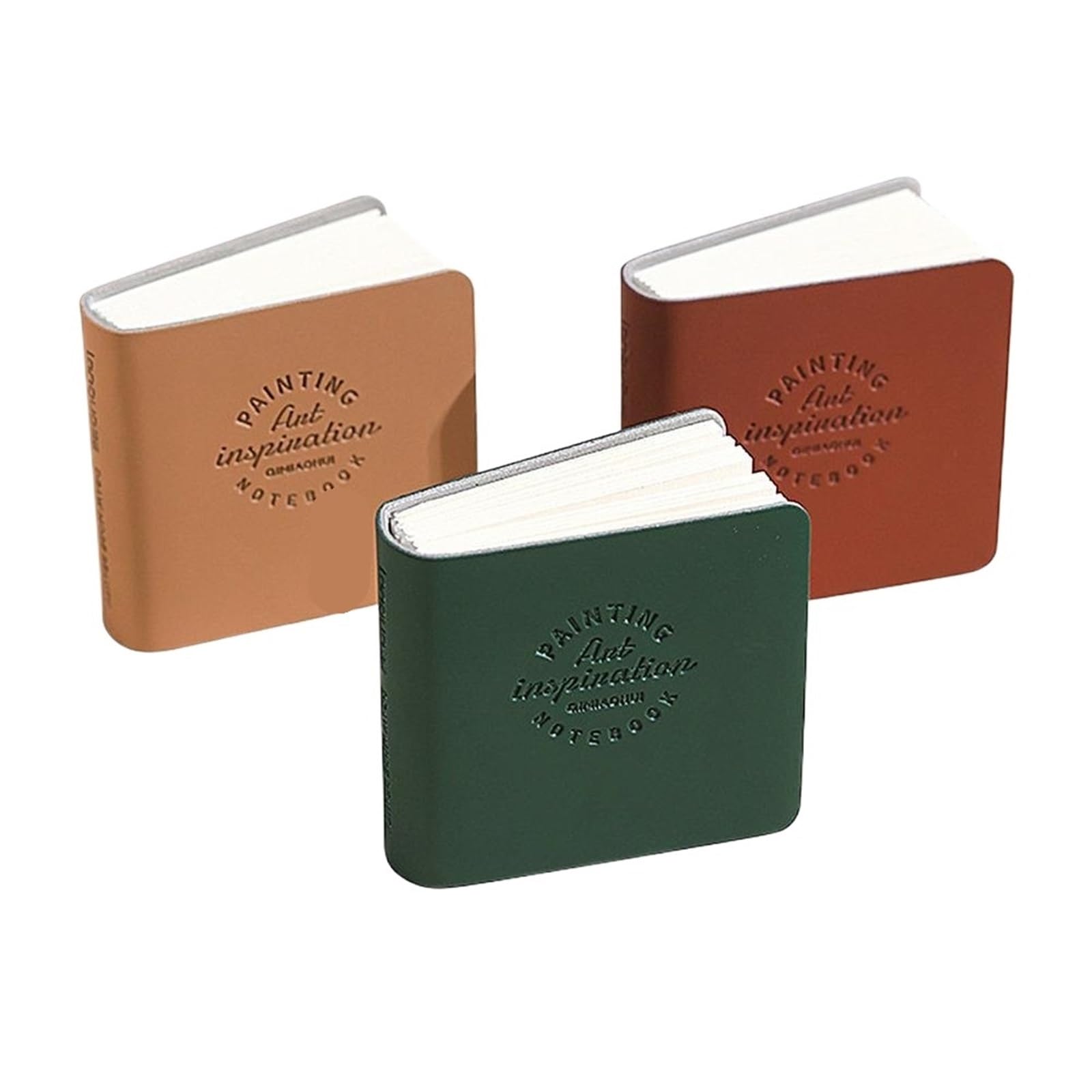 Mini Sketchbook Set - 3Pcs Pocket Drawing Book with Thick Watercolor Paper for Artists(01 3Pcs)
