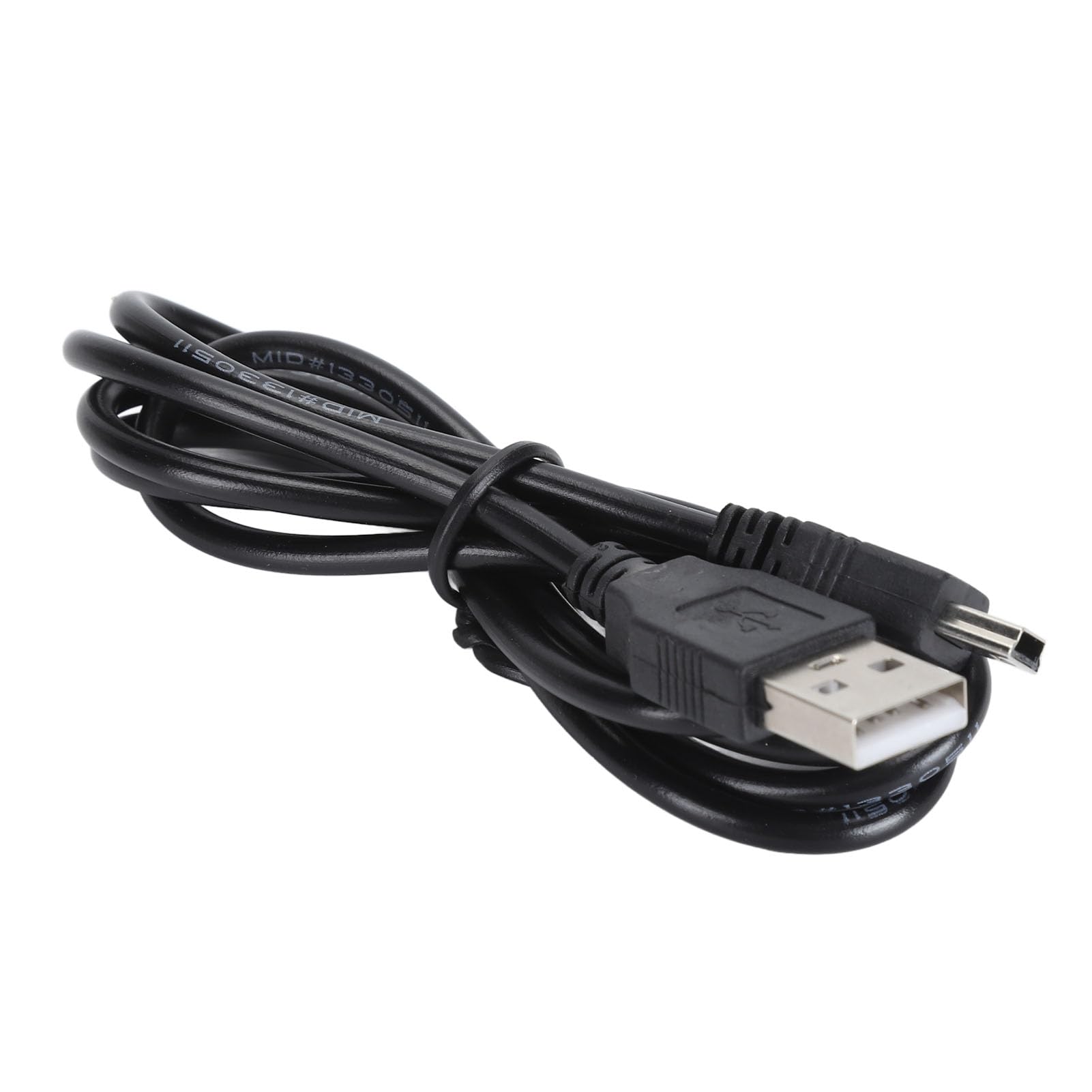 Dpofirs Lot de 10 Câbles de Chargement 1 M, Cordon de Chargement de Données Mini USB pour , Slim, Manettes PS Move, Téléphones, Appareils Photo Numériques, TI
