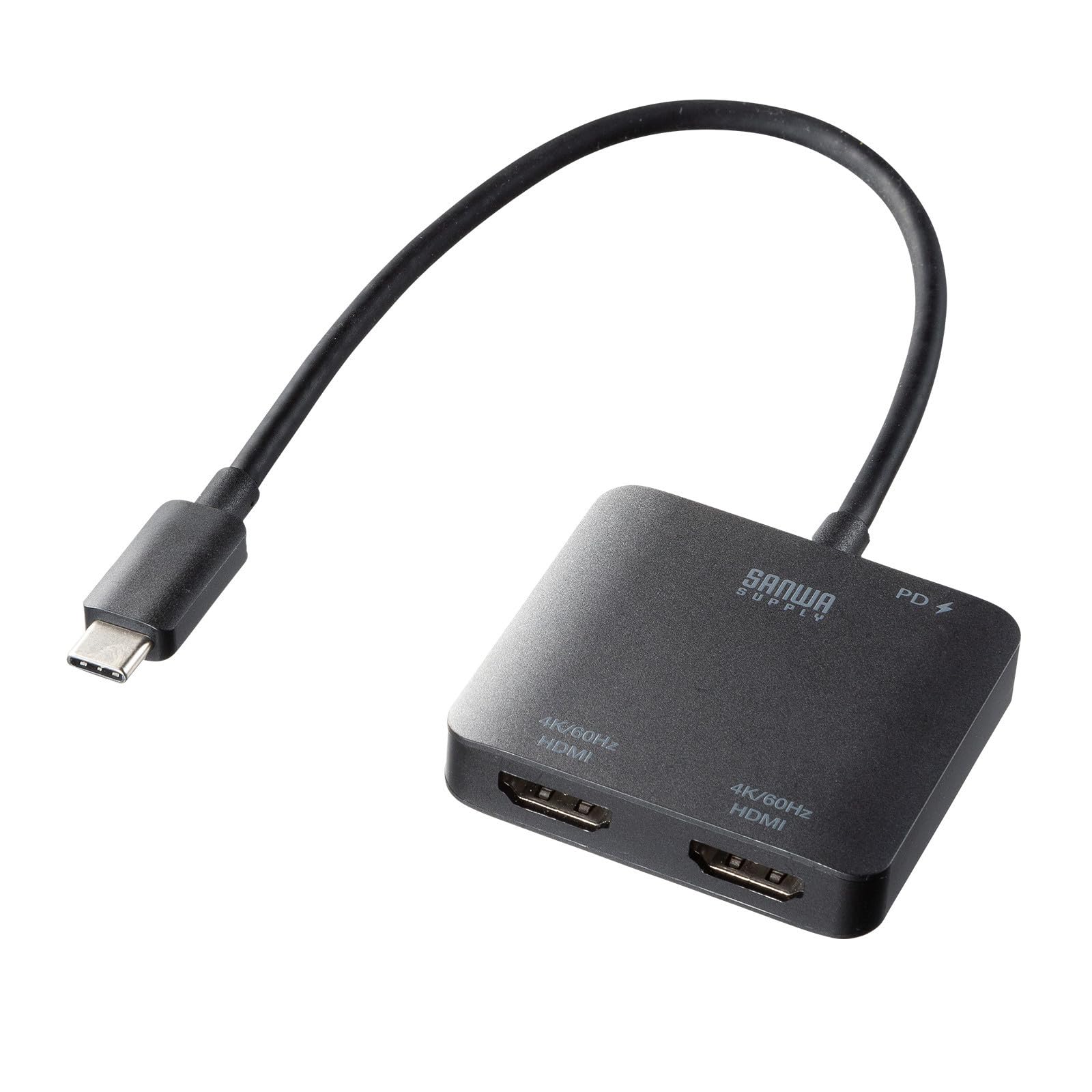 Amazon.co.jp: サンワサプライ USB Type-C HDMI 変換アダプタ 2ポート