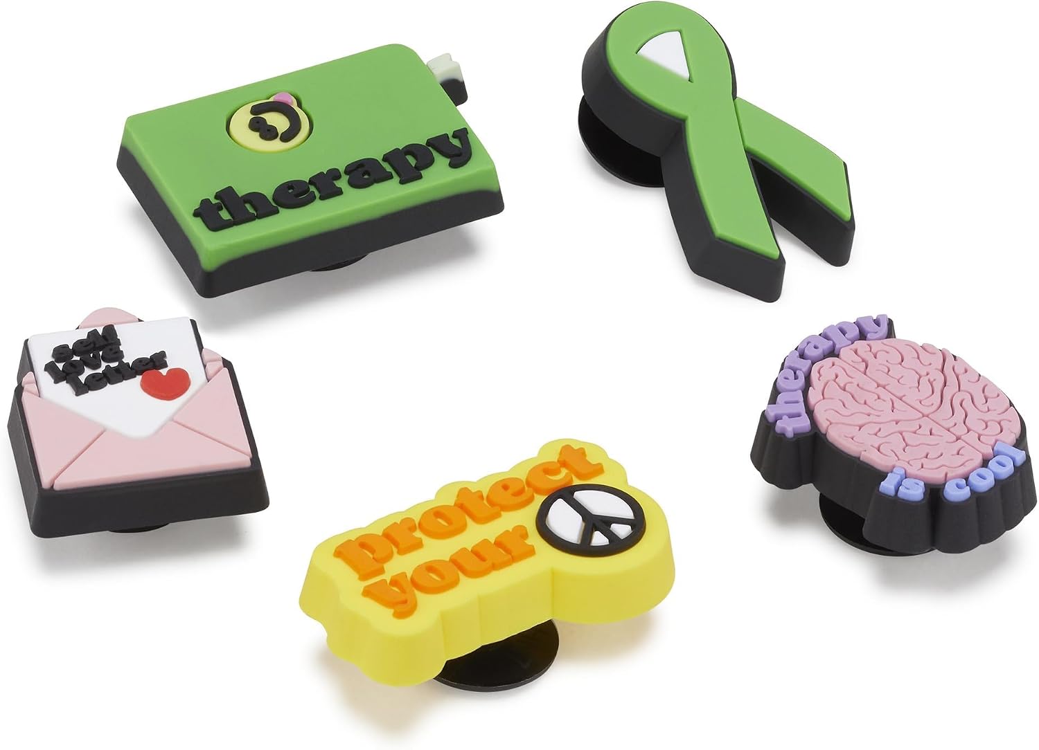 Crocs Jibbitz Holiday Packs Mental Health 5-Pack One Size