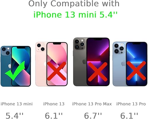 Miniatura 3 de Funda de collage vintage de vaquero para iPhone 13 Mini, funda protectora de TPU para iPhone 13 Mini para niñas, mujeres y hombres, funda protectora