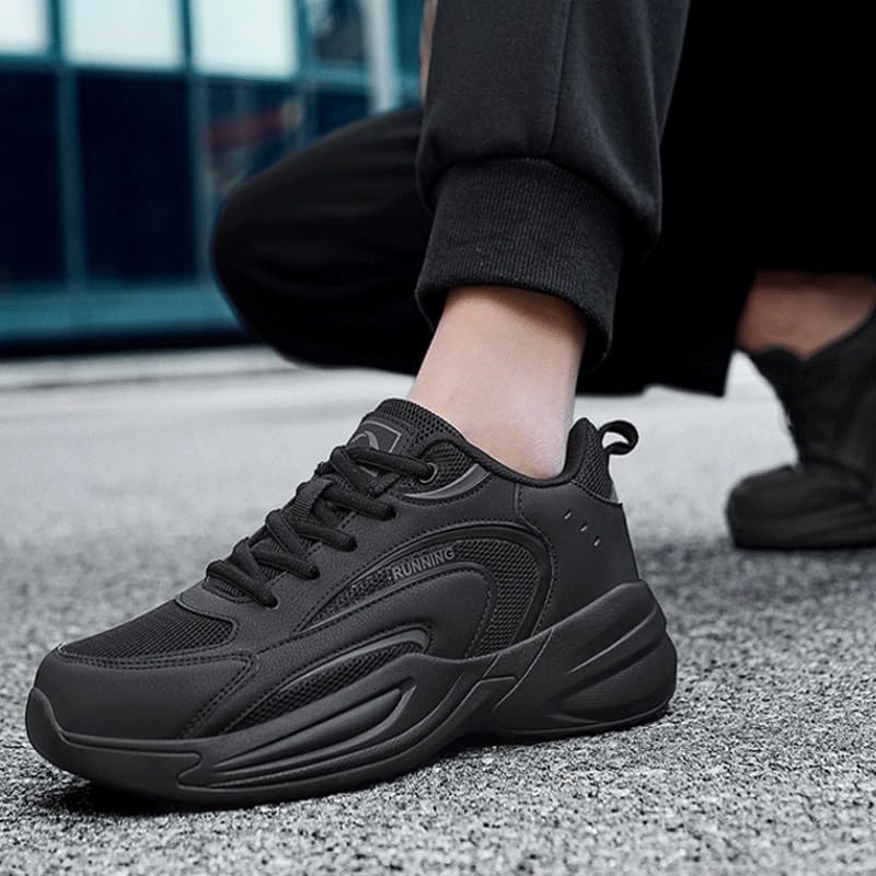 Mens Trainers Running Walking Shoes Tennis Jogging Gym Fitness Sneakers Slip-On Shoes with Non-Slip Sole3