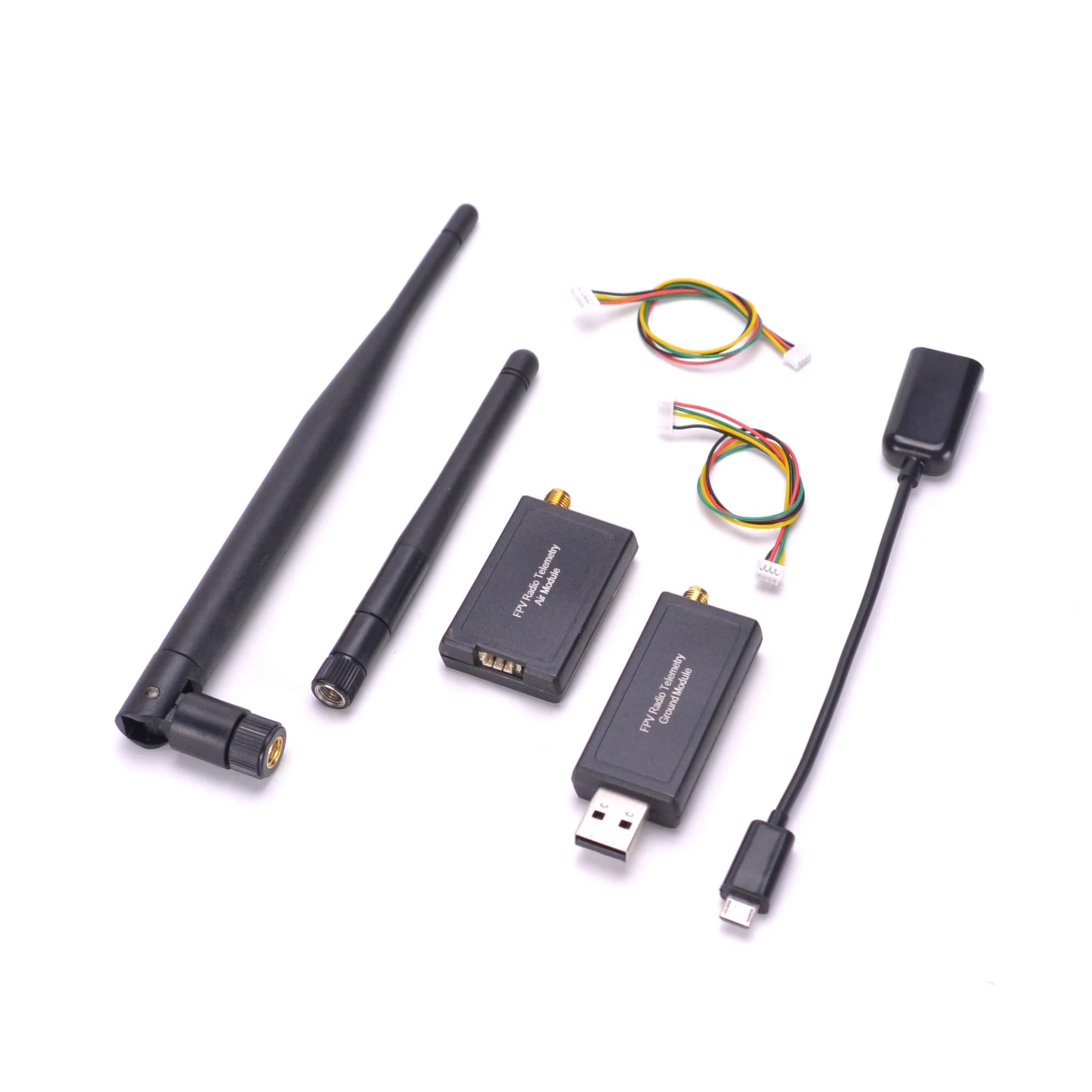 Accesorios de juguete 3DR 433Mhz 915MHZ 100mW / 500MW Radio Telemetría Módulo de transmisión de datos aéreos y terrestres for APM2.6 2.8 Pixhawk 2.4.8 Control de vuelo(915mhz 500mw)