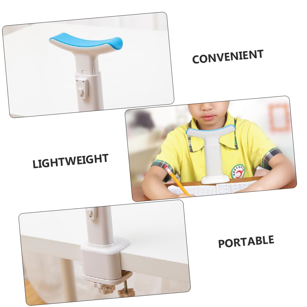 Corrector Anti-Myopia Writing Frame for Children Adjustable Sitting Posture Support Bracket Ergonomic Desk Tool to Prevent Slouching and Improve Writing Posture