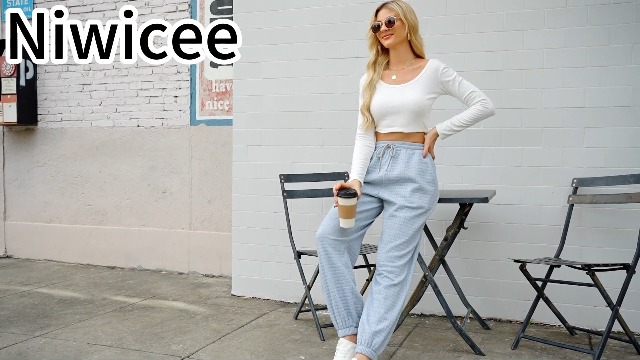 Pantalon Jogging Femme Polaire Hiver Sherpa Chaud - Taille Haute Avec Poches