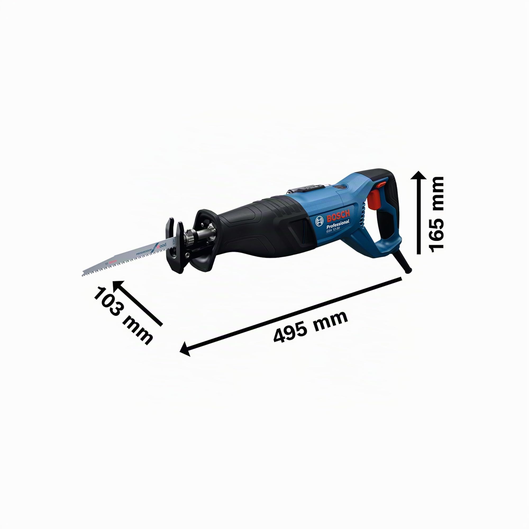 Bosch Professional scie sabre GSA 12-30 (avec coffret de transport)