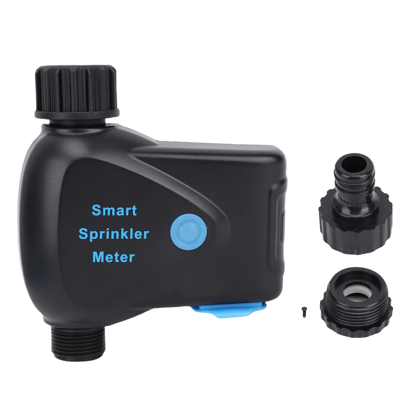 Asixxsix Timer per Irrigatore Intelligente, connettività WiFi Bluetooth Controller per Irrigatore per Contatore dell'acqua Integrato, Timer per Irrigazione da Esterno con Funzione di Conto Alla (TNP)