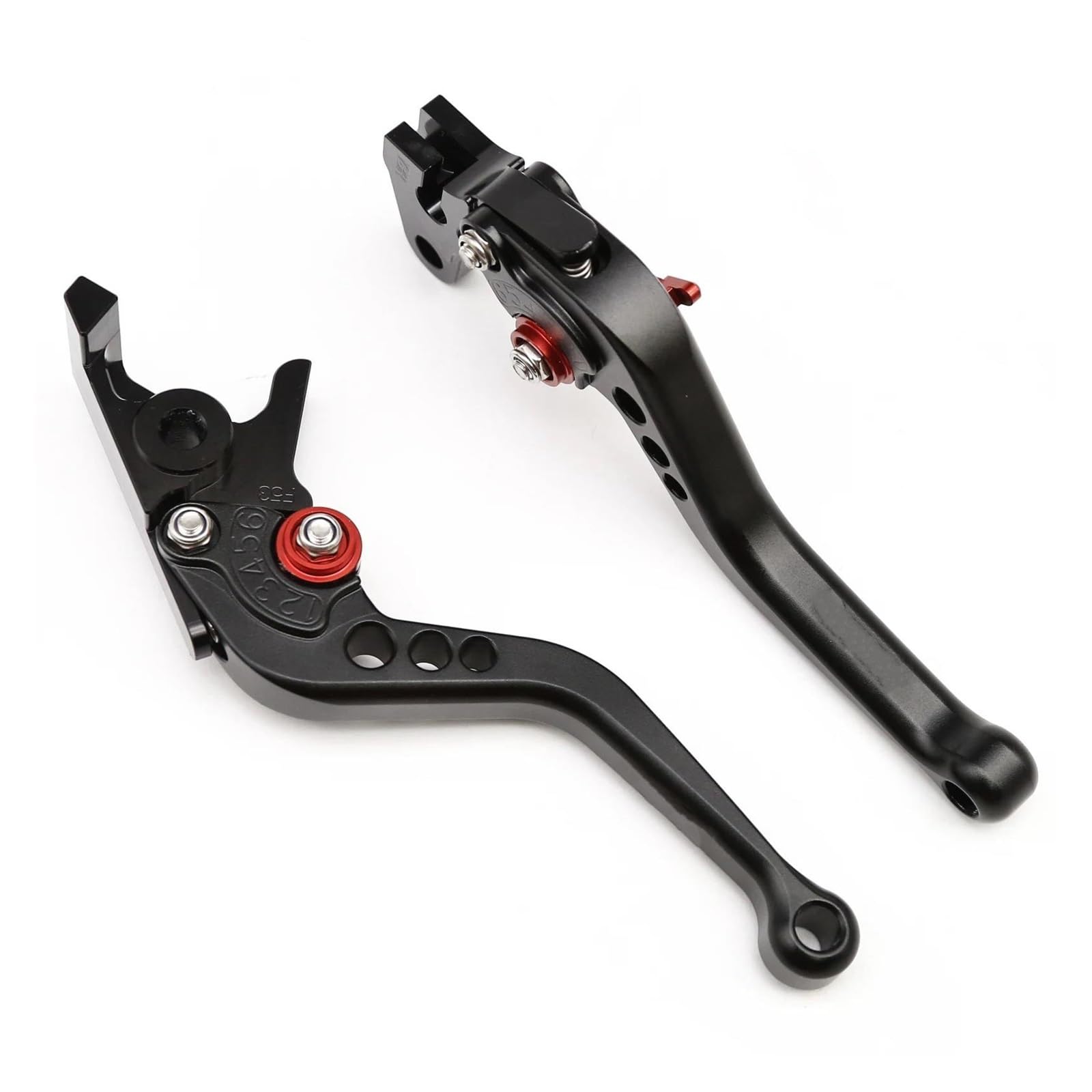 SUPER DAFI Handlebar Brake Lever for YFM 125 250 350 660 700 for Raptor for YFM125R for YFM250R for YFM700R for YFM700 CNC Short Matte Motor Brake Clutch Lever Accessories Motorbike Hand Levers
