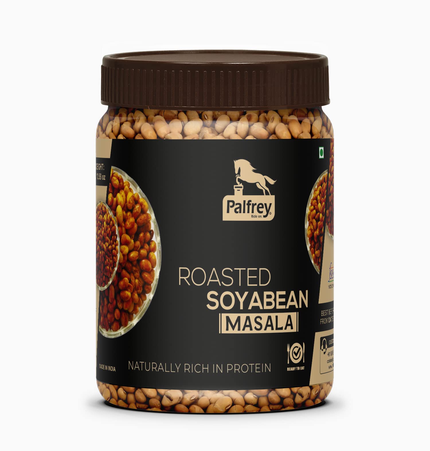 Palfrey Roasted Soyabean | Healthy Roasted Namkeen Snacks | Crunchy, Tasty & Delicious (300g) (Flavor: Masala) (B085BN5GD5) Amazon Price History, Amazon Price Tracker