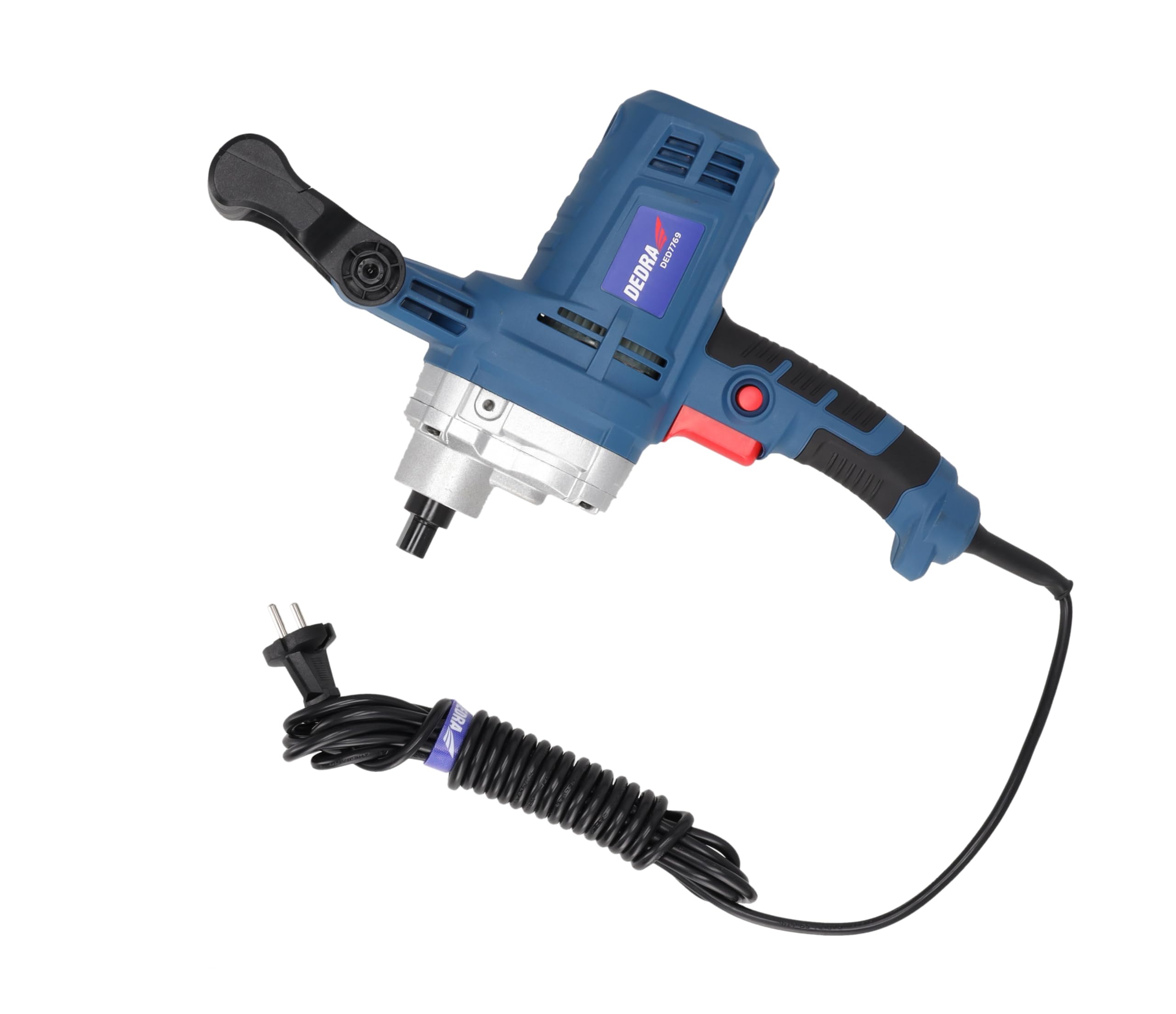 Macchina per la lavorazione delle pulizie forte 750 W, 375 mm, spugna, carta, piatto abrasivo DEDRA, cavo lungo 5 m, 110 RPM, peso 5,7 kg, facile e veloce sostituzione del disco