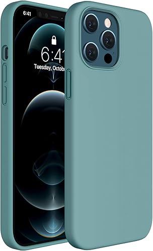 Miniatura 264 de Miracase - Funda diseñada para iPhone 11 con protector de pantalla, funda de goma de silicona líquida, protección total contra caídas y a prueba