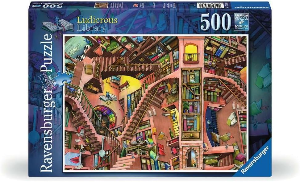 La Librería Mas Grande Del Mundo Puzzle Colin Thompson Biblioteca