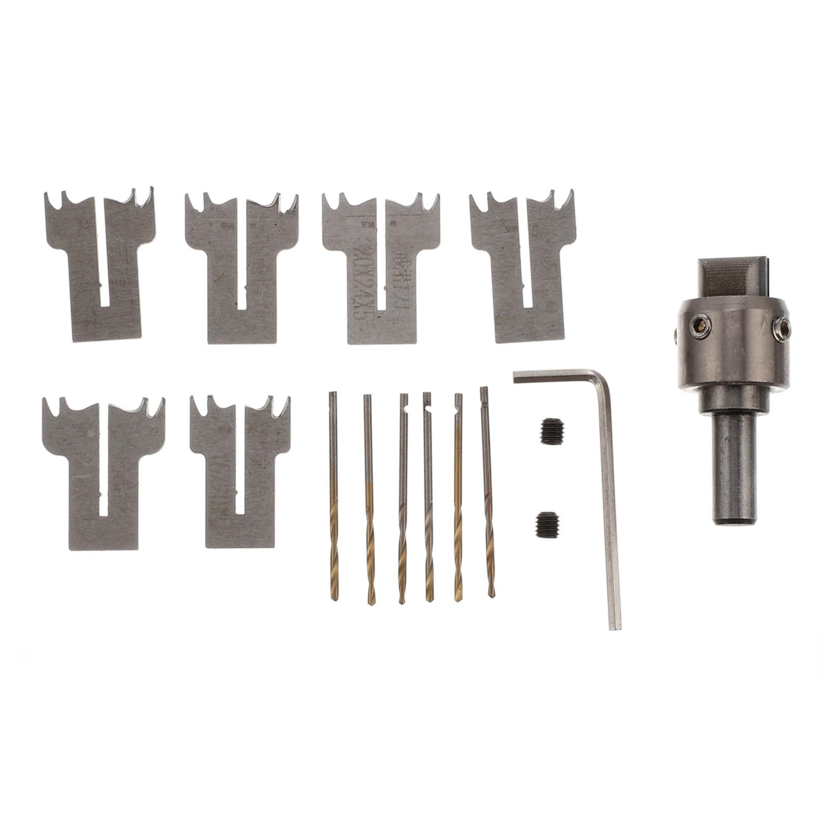 Punte per Trapano ad Alta Precisione per Realizzare Anelli e Bracciali Artigianali Set in Acciaio Taglio Preciso Kit per Legno e Pvc