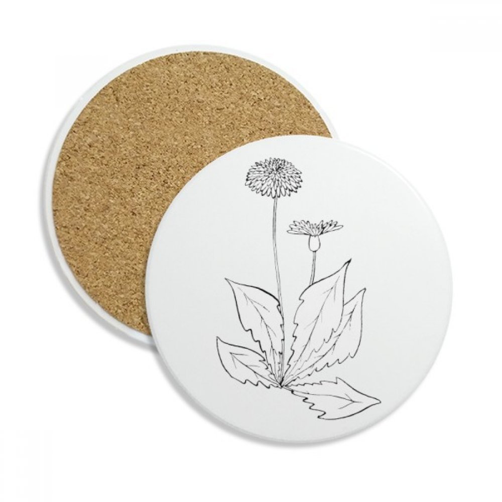 Tasse porte-absorbant pissenlit pour embellir vos pauses café au salon