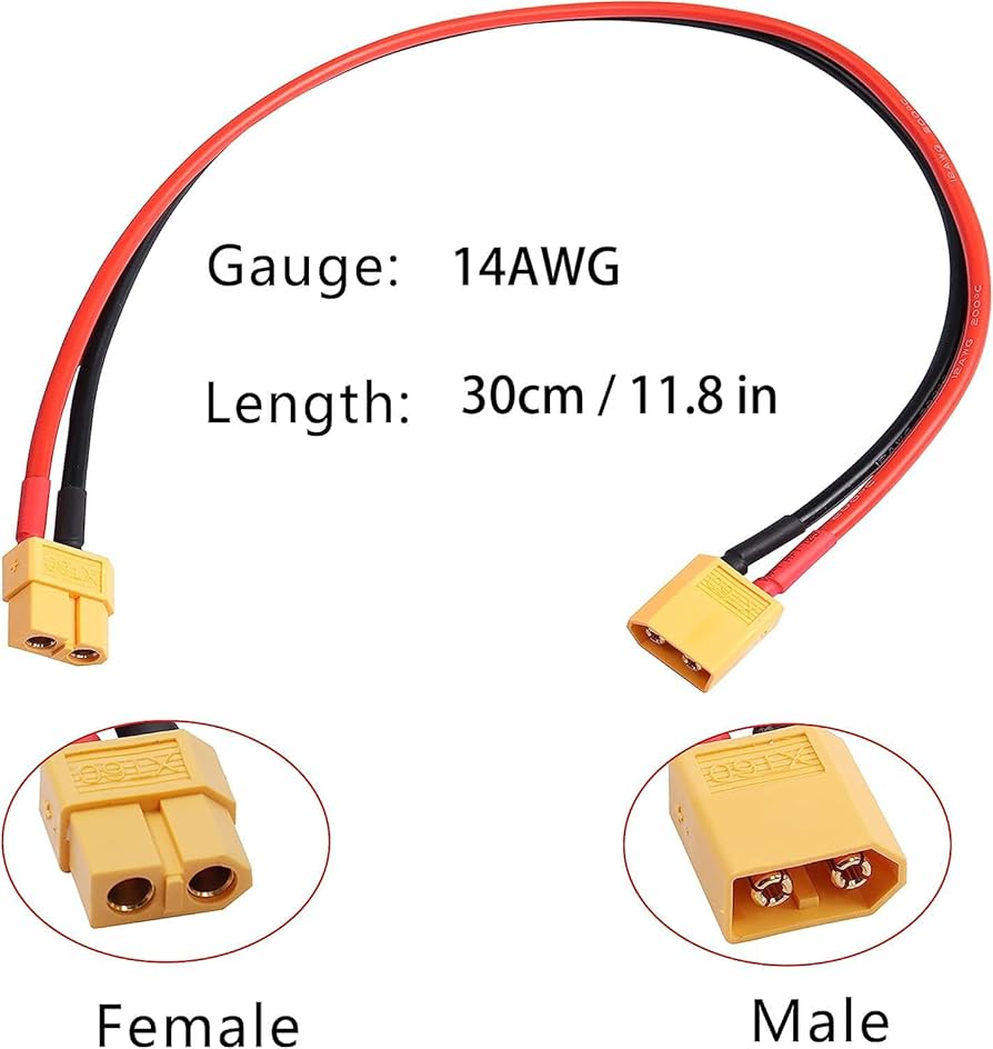 (未使用･未開封品)　2ピンコネクタケーブル (XT60) G0275 ［日本正規品］ 6k88evb Amazon | 2ピンコネクタケーブル (XT60) G0275 [日本正規品
