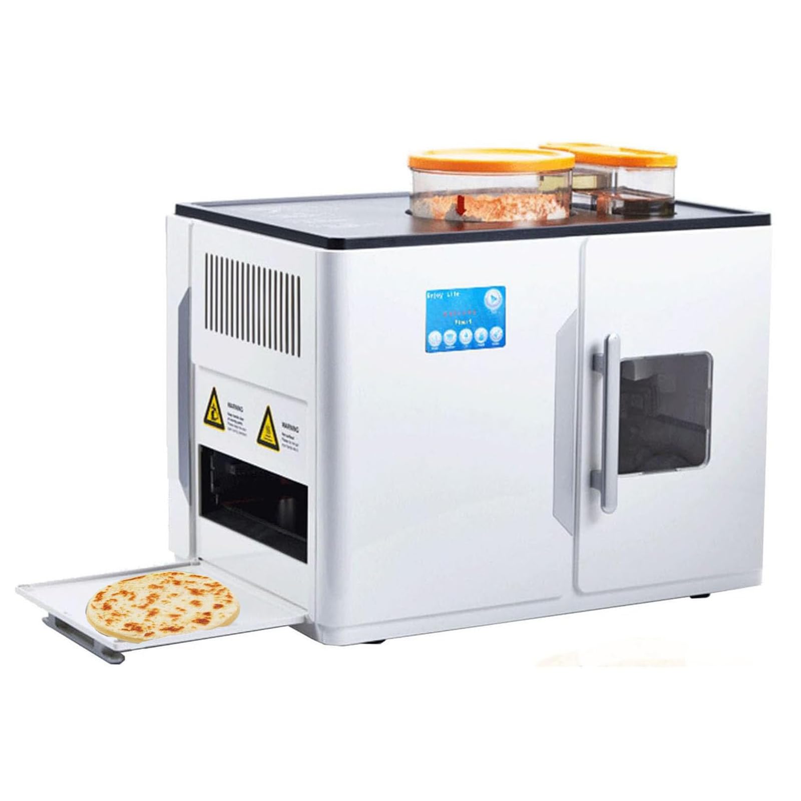 Generisch W pełni automatyczny Roti-Maker, 110-220 V, 19 kg, 47 x 35 x 38 cm, pojemność 15-20 sztuk, 1800 W