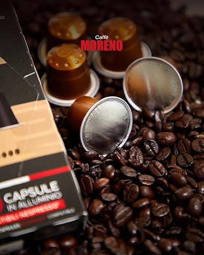 Miniatura 3 de Aroma TOP 50 Nexpresso Compatible Cápsula tamaño original, Cremoso, Mezcla Premium, CAFFE MORENO, Hecho en Italia Il Vero Espresso Napoletano.
