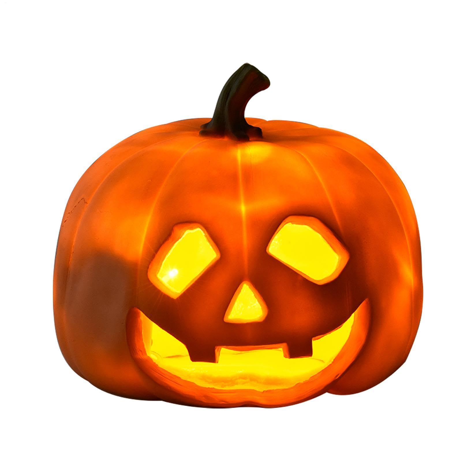 Decorativa Luminosa Oggetto Decorativo Luminoso Da Esposizione Su Tavolo | Luce a forma di con faccia Halloween Ideale Per Appartamento, Fattoria, Casa Infestata, Soggiorno, Ingresso E Feste A Tem
