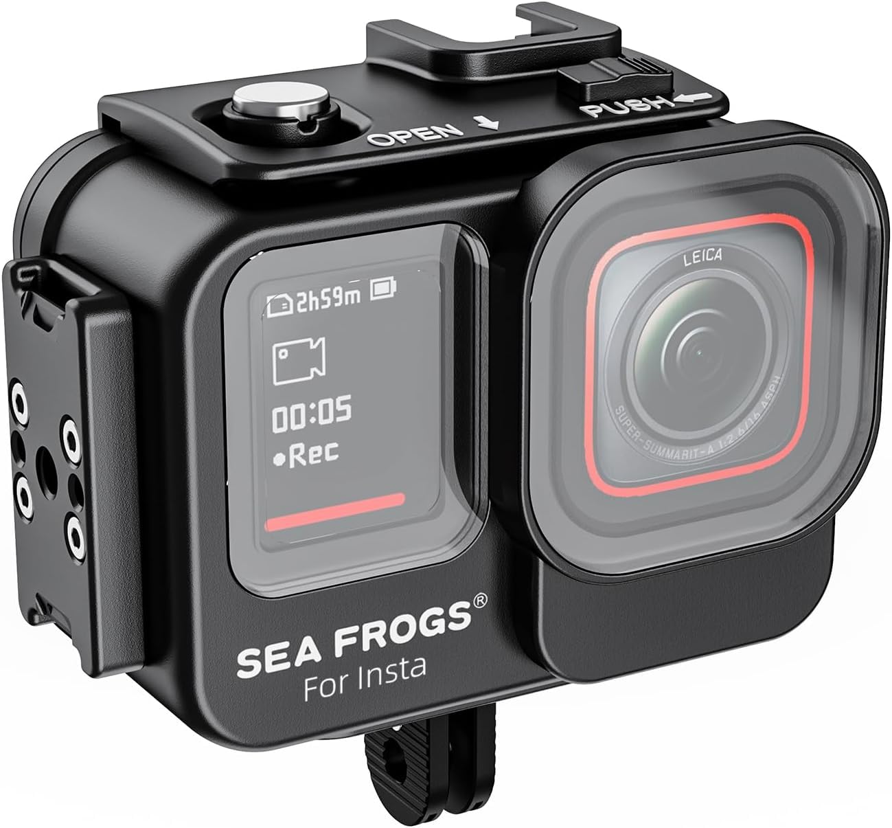 Sea frogs Boîtier d'appareil photo compatible avec Insta360 Ace Pro/AcePro