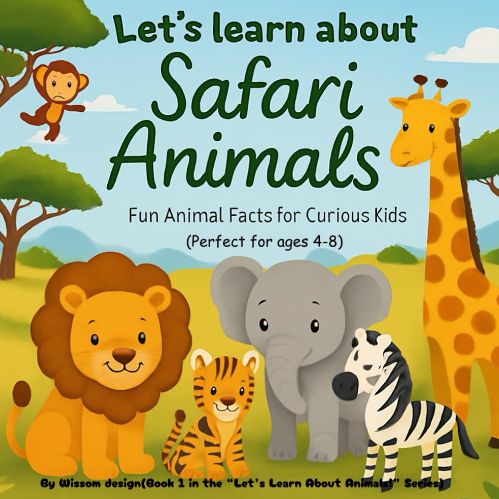 Let’s Learn About Safari Animals!: Fun Animal Facts for Curious Kids (Ages 4–8) (Let's learn about animals series)