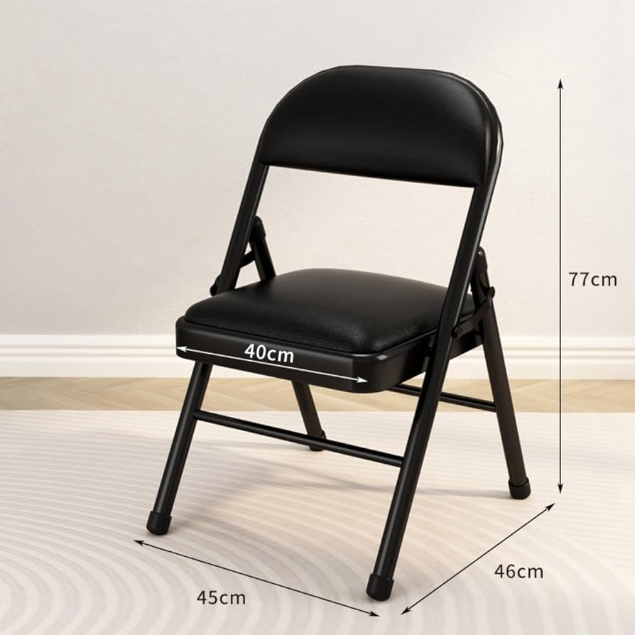 Amazon｜[Donahutt03] 折りたたみ椅子 背もたれ付き 座面高さ42cm