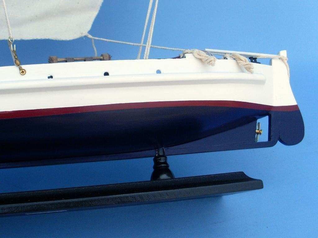 Hampton Nautical Second Wave Decorative Fishing Boat, 19"