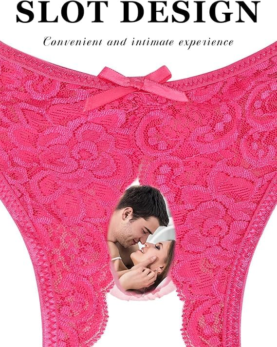 Spitzen-Tangas für Damen, Stretch, French Knickers, Übergröße, G-String, Tanga, sexy Unterwäsche mit Schleife hinten, Hipster-Höschen, freche Bikini-Tangas mit niedriger Taille, Slips, ausgehöhlt,