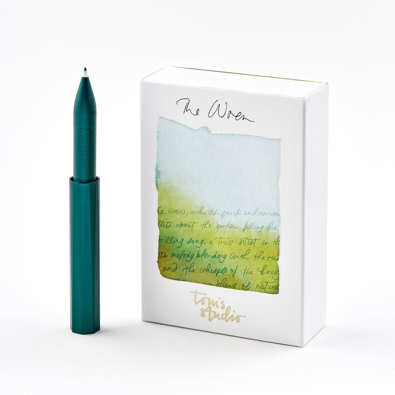 Tom's Studio The Wren - Refillable Everyday Writing Pen (Ivy)