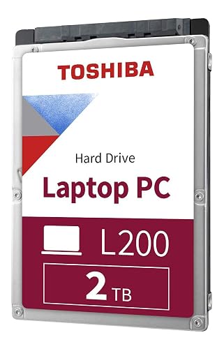 Toshiba L200 2TB 2.5 Internal Hard Drive (HDWL120XZSTA)