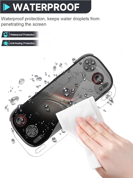 2-Pack Hydrogel Screen Protector for AYN ODIN 3 - HD Clear, Anti-Scratch, Anti-Fingerprint, Flexible Film