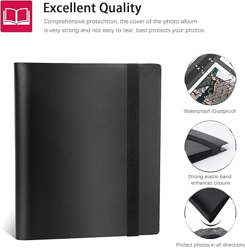 Miniatura 5 de Álbum de 192 fotos para cámara Fujifilm Instax Mini, álbum de fotos de 2 x 3 para Fujifilm Instax Mini 11, 12, 9, 90, 70, 40, 8, cámara instantánea