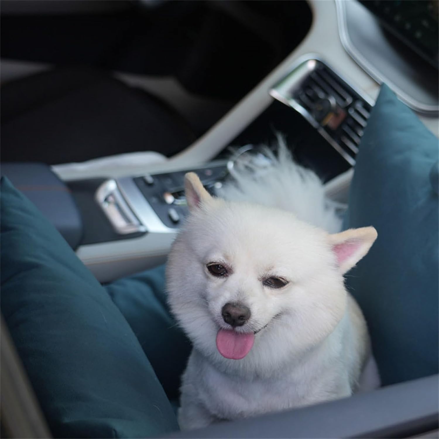 犬用カーベッドペットシート 犬カーシート犬ブースターシートベッド小中犬用ペット犬車のベッドポケット付き犬車旅行ベッド