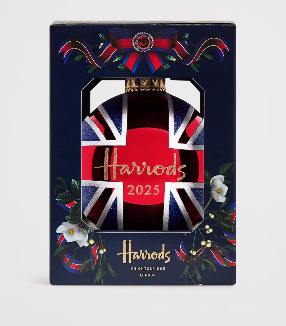【gooday12】HARRODS ・Ballseyセット Harrods Union Jack Bauble, 2025 Edition : Amazon.co.uk: Home