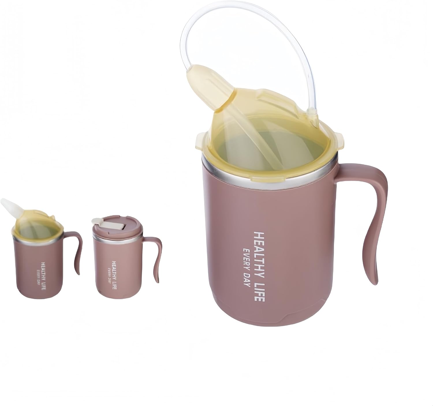 Bed Nursing Cup,Anti-overflow and Anti-leakage Cup,Suitable for the Elderly,Paralyzed Patients,Postoperative and Maternal. (Red)