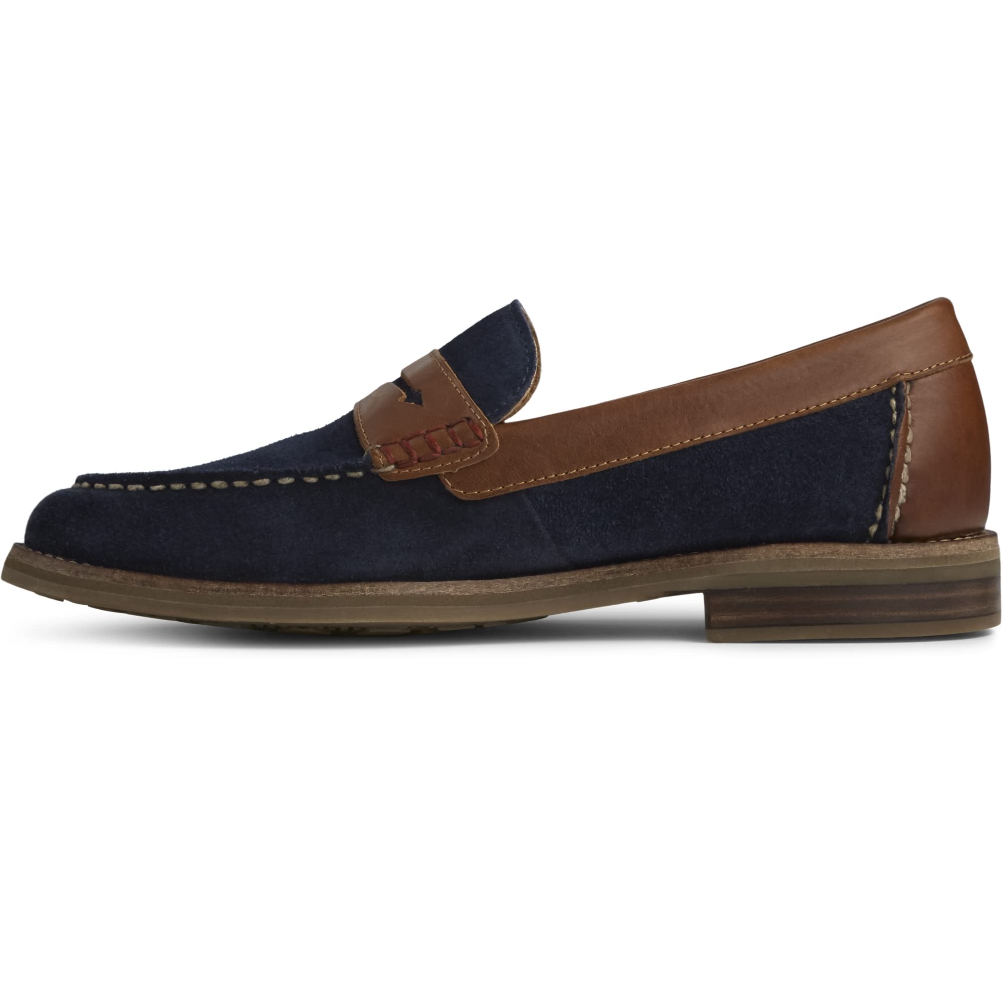 Size‎ 11.5 - SPERRY TOPSFIELD PENNY NAVY/BRN Mens STS21541 Sperry Mens Topsfield Penny Loafer, Navy/Brown, 11.5 | B2B  main image 2