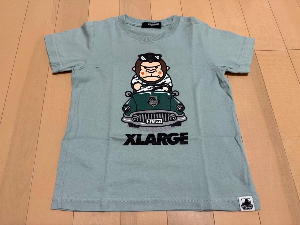 爆限定 クリームソーダ ナイフ刺繍ロゴ ボウリングシャツ レオパード